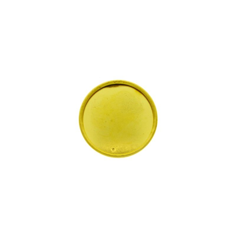 Base redonda exterior Ø29mm, interior Ø25mm para piedra Ø25mm