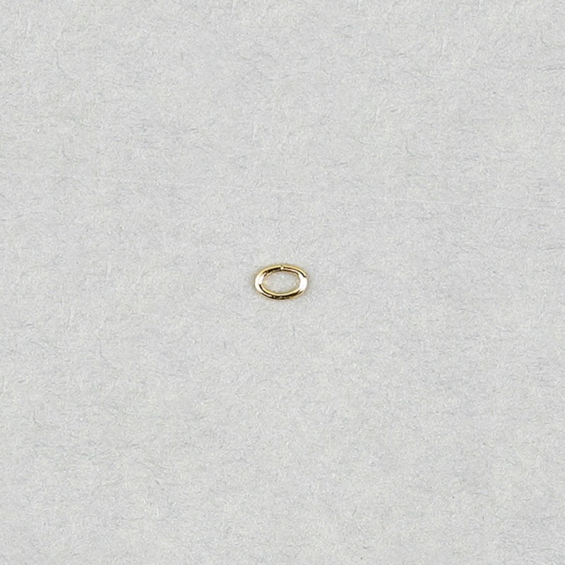 Anneau ouvert ovale  3,5x2,5xØ 0,6mm