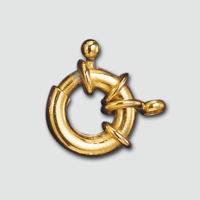[228021400] Spring ring clasp Ø 14mm + 1 end
