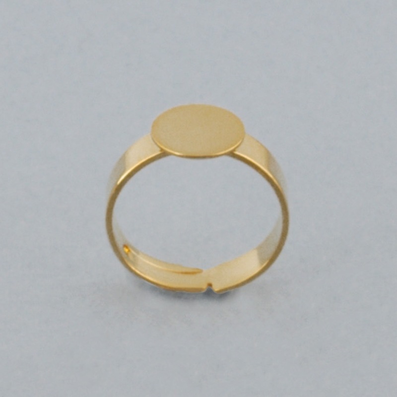 Anillo regulable con disco Ø 10mm