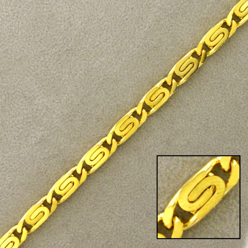 [520269900] Cadena de latón arabesca ancho 5mm