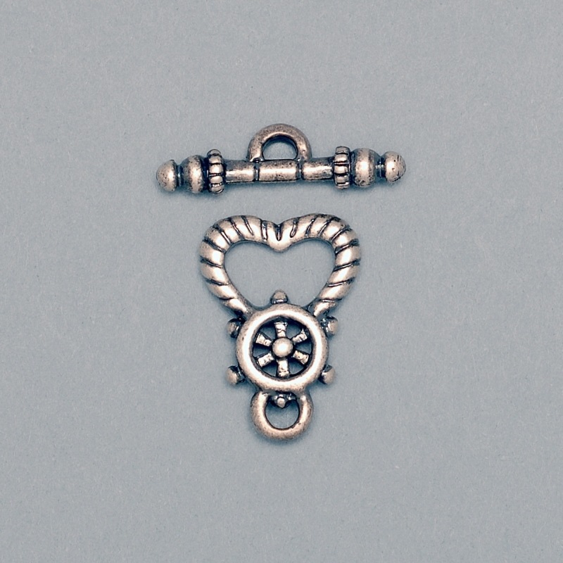 [218670000] Fermoir T 22x16mm. Tige 24mm.