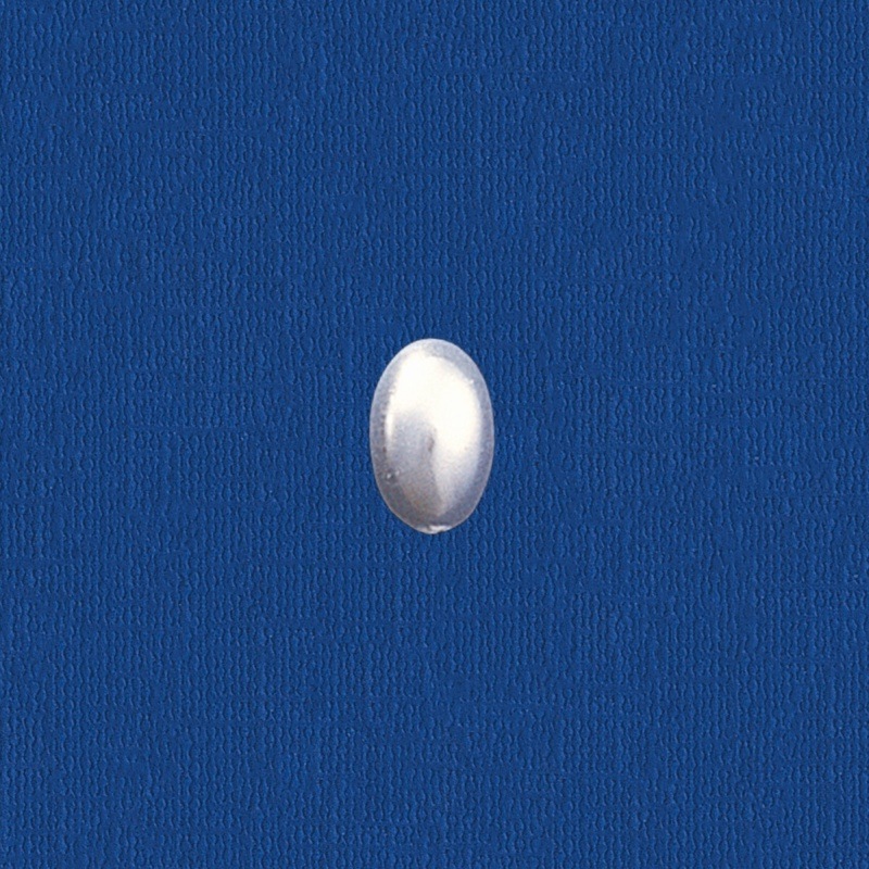 Perla ovalada base plana 4x6mm