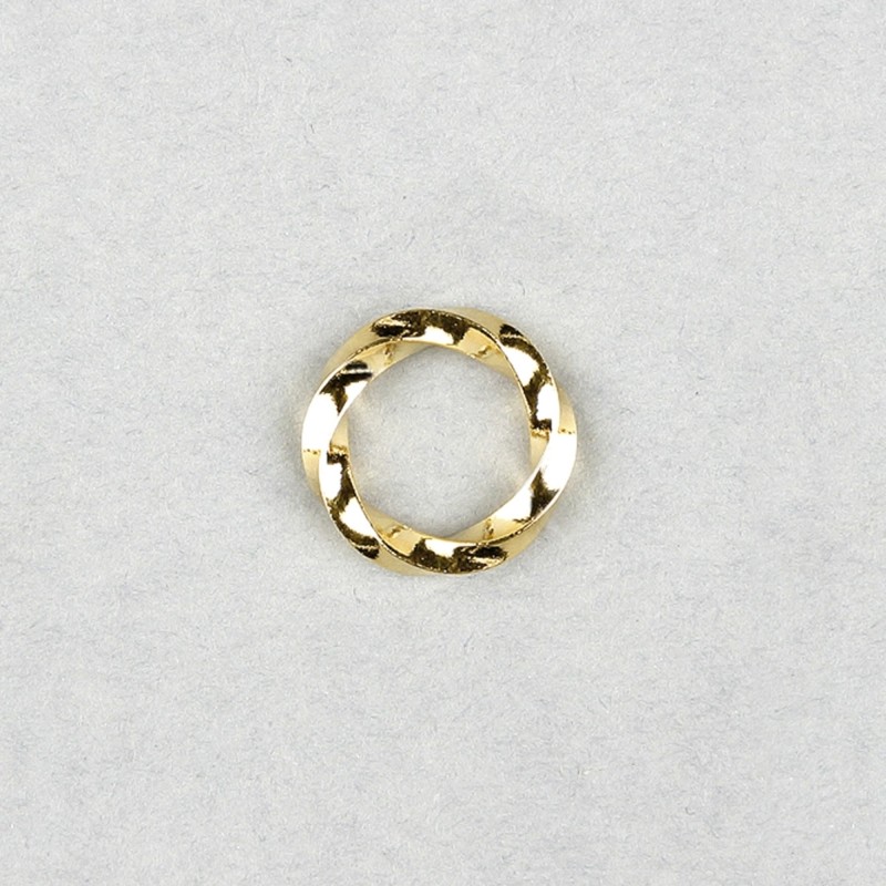 Aro de zamak entorchado Ø 15x2,3mm cerrado