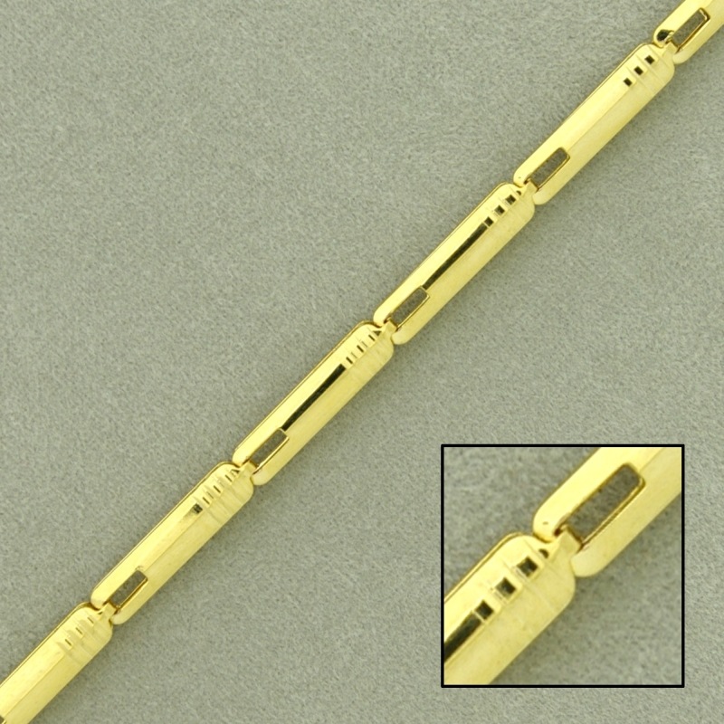 Cadena de latón ancho 3,1mm
