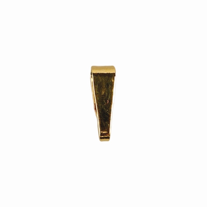 Portacolgante 11,5x1,5mm. Paso para cadena o cordón de Ø2,5mm.
