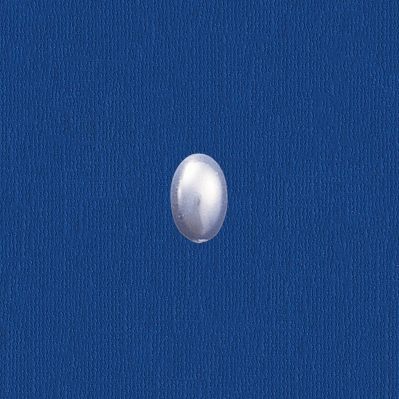 Oval pearl flat base 4x6mm