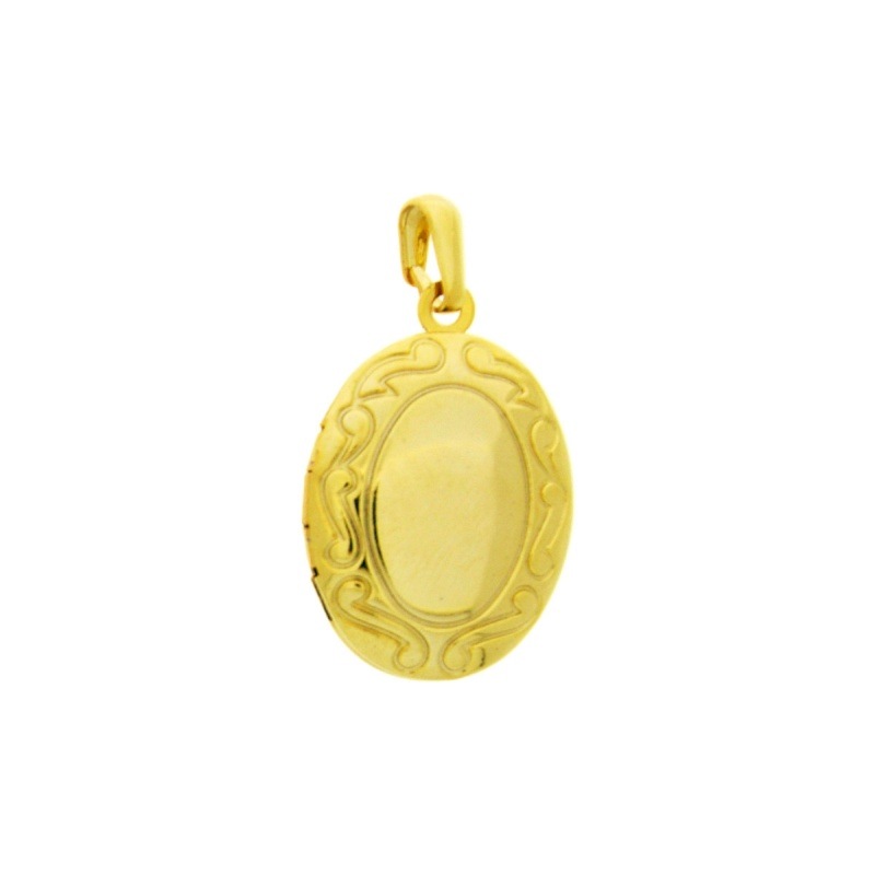 [116510000] Pendentif médaillon ovale 28x16mm