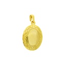 Oval box pendant 28x16mm