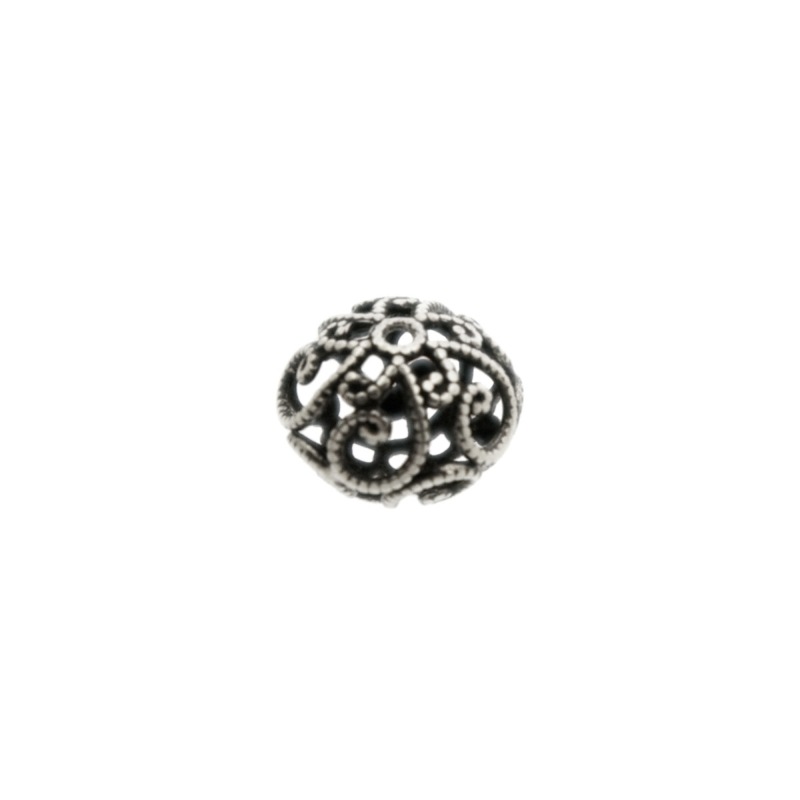 Entrepieza filigrana 11x8,5mm. Agujero Ø 1,5mm