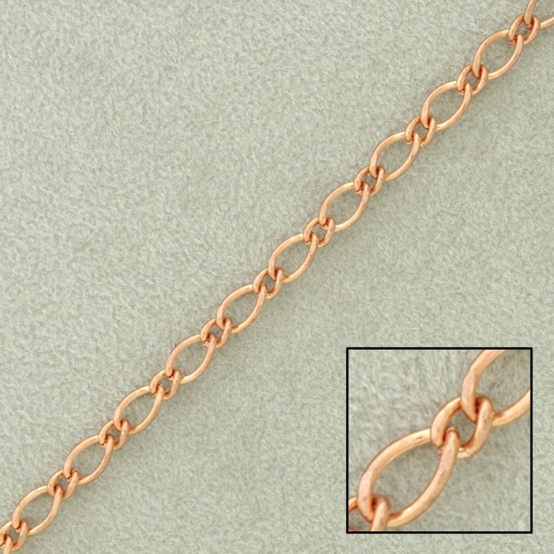 Figaro steel chain width 3,5mm