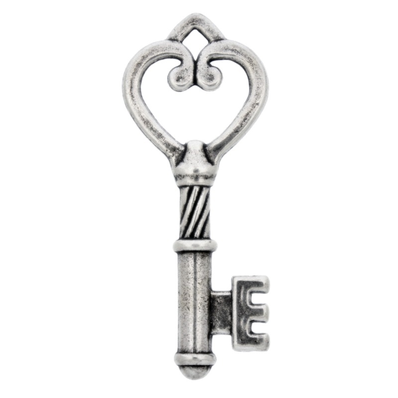 Pendentif clef 46x19mm