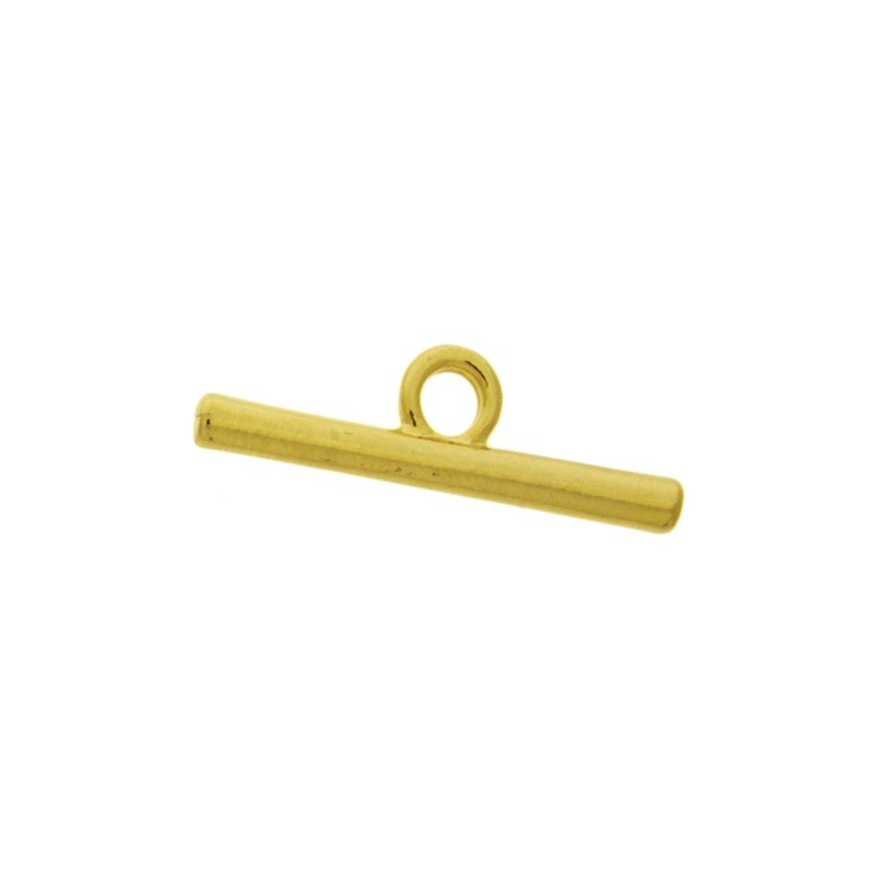 Stick end 28x2,8mm with closed jump ring