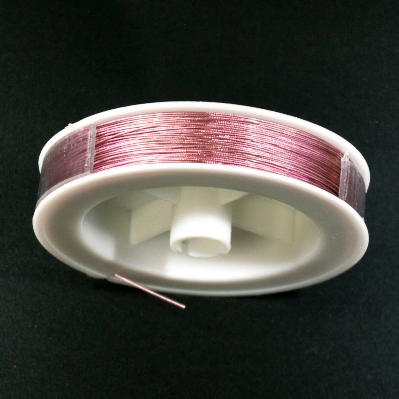 Cable de acero Ø 0,45mm rosa