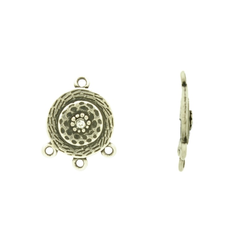 [120070600] Filigree finding Ø 16mm with strass PP12