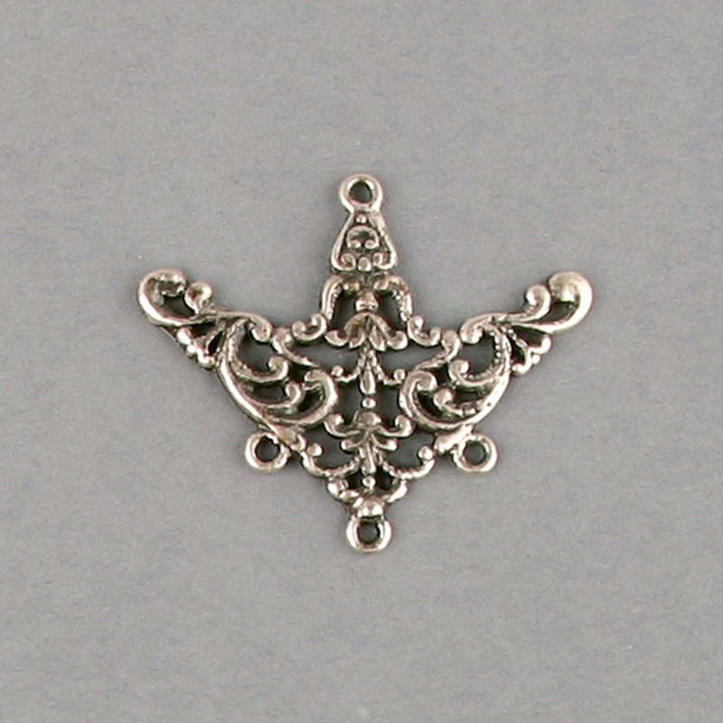 Filigree finding 30x37mm