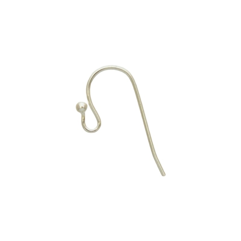 Crochet d'oreille 16x15mm. Fil Ø 0,7mm