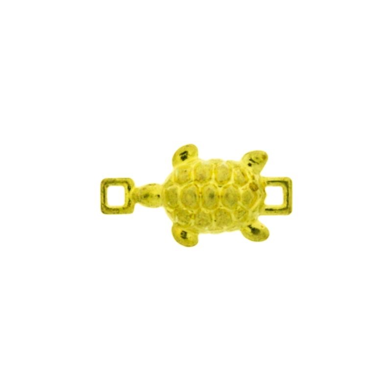 Intercalaire tortue en laiton 14,25x7,6mm