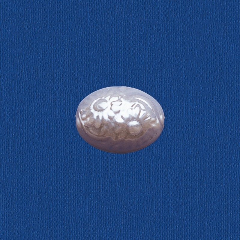 Baroque oval pearl 2 holes 18x25mm