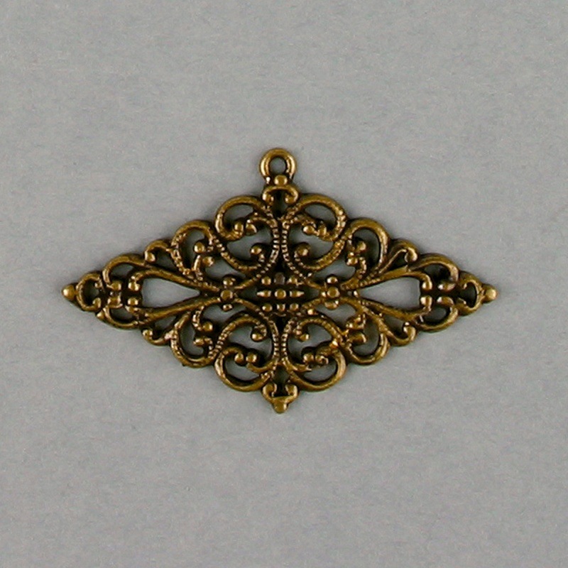 Filigree finding 27x45mm