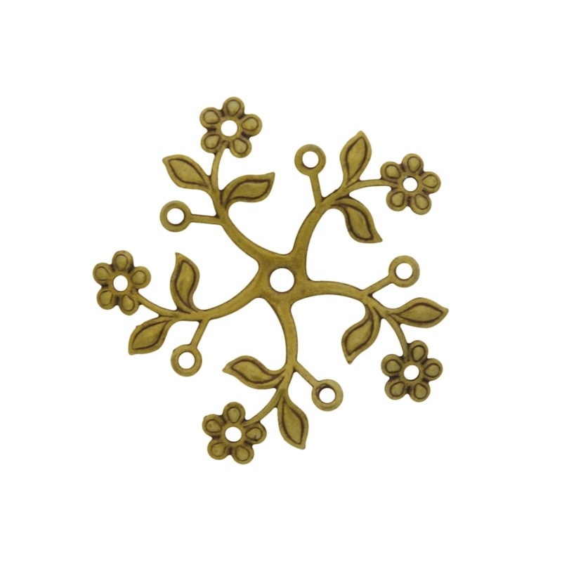[121570000] Flowers metal component Ø 39mm