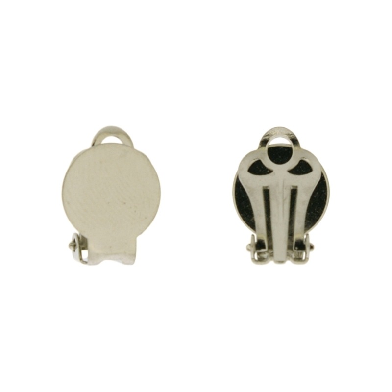 [635681000] Boucle d'oreille clip plateau Ø 10mm