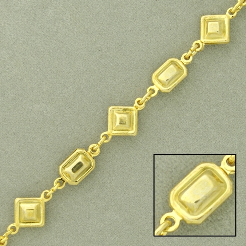 Brass chain width 7,7mm