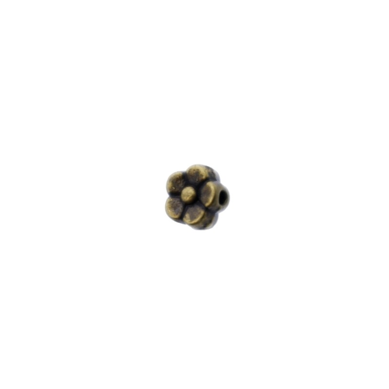 [126590000] Metal bead Ø 6mm. Hole Ø 1,5mm