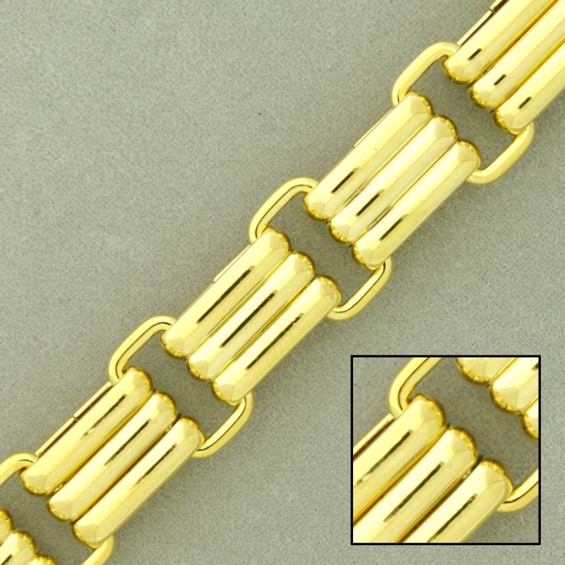 Brass chain width 12,8mm