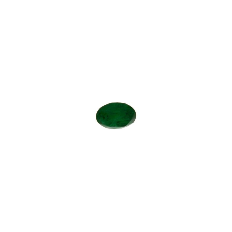Strass forme ovale 6x5mm base conique couleur émeraude
