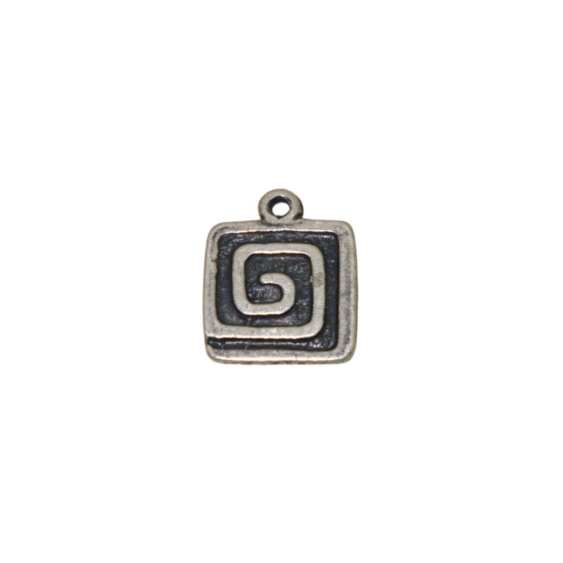 Colgante cuadrado 14x11mm