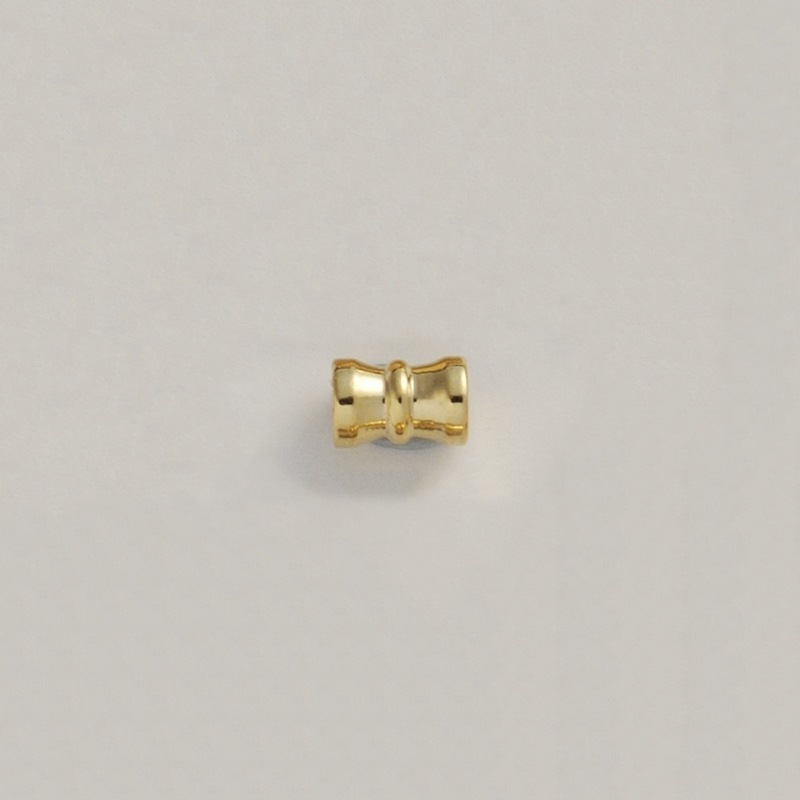 Entrepieza 4x6mm. Agujero Ø 1,5mm