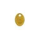Plaque engraved CH 24K" 8x6mm"