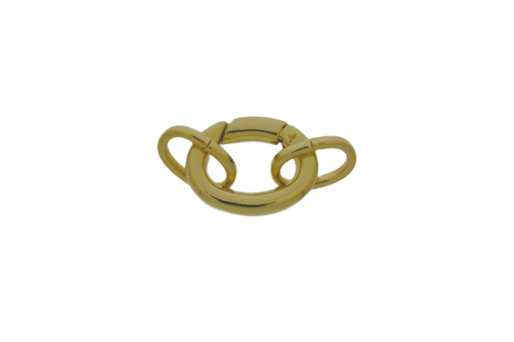 Long Oval Lobster Claw Trigger 20.7 x 16mm + 2 ends