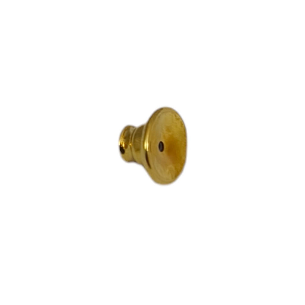 [112300000] Presión tipo copa de latón 7x10mm. VÁLIDA PARA ESPIGÓN DE Ø0,9mm.