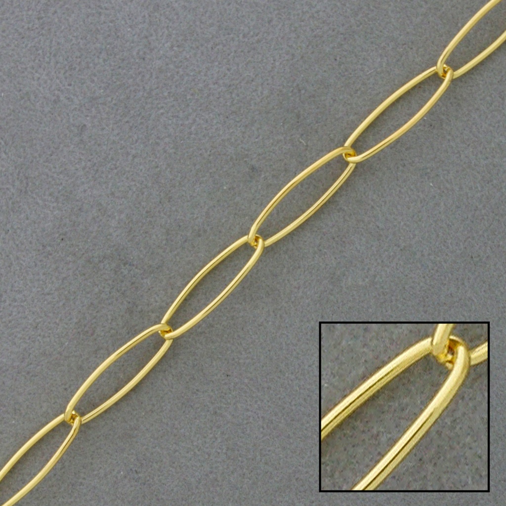 Anchor brass chain width 5,8mm