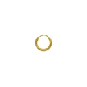 Brass creole earring Ø13mm