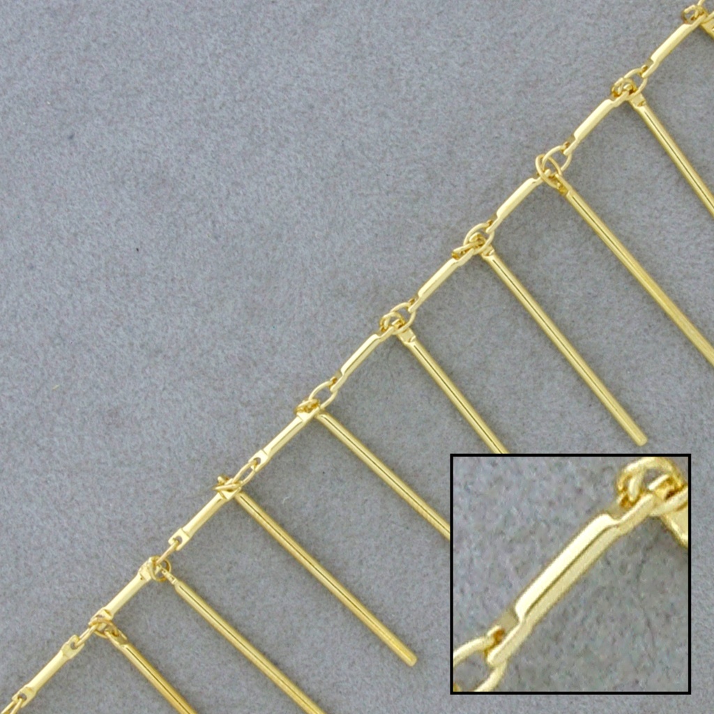 Cadena de latón ancho 1,5mm. 