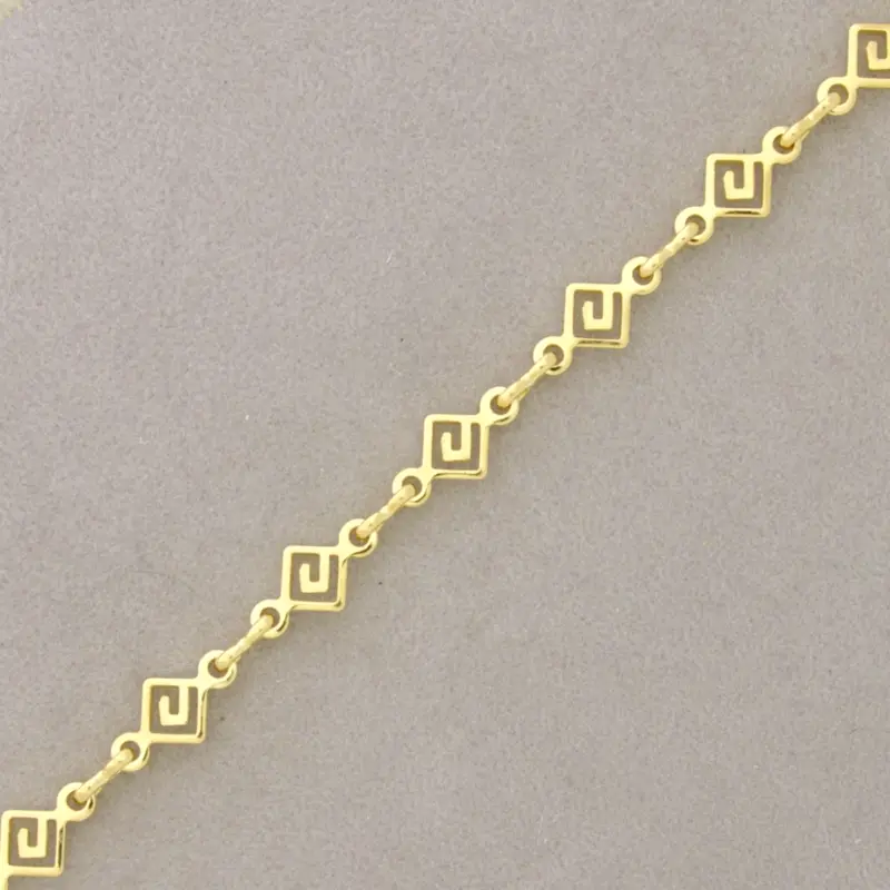 Cadena de latón ancho 6,5mm