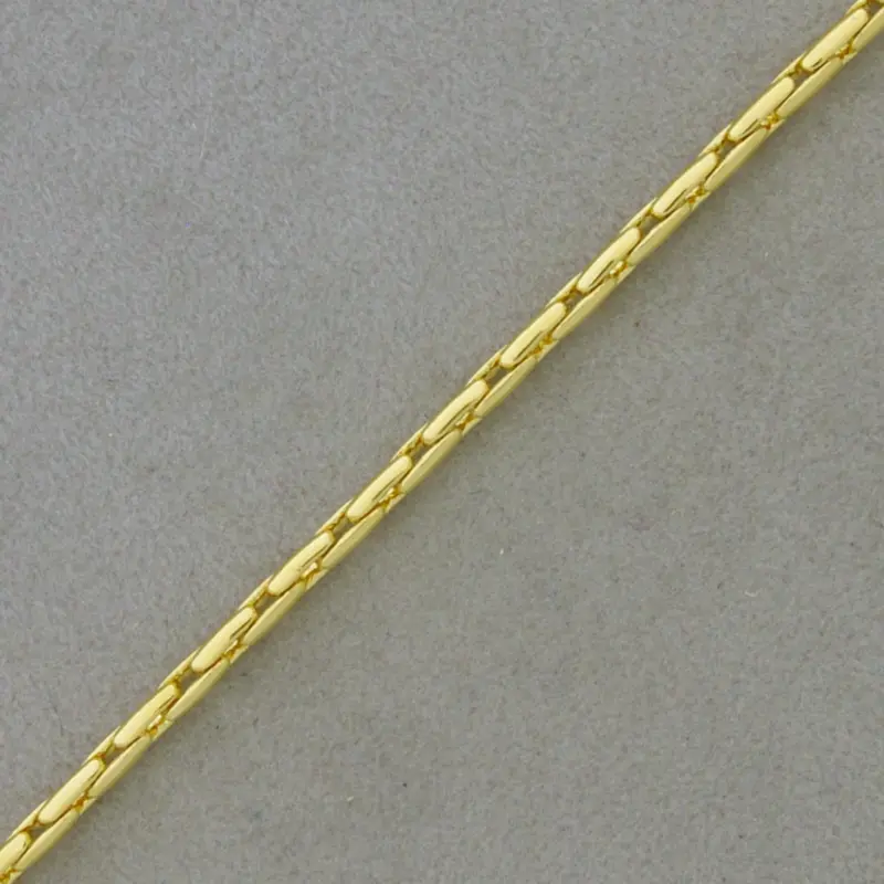 Chaîne en laiton cobra largeur 2,5mm