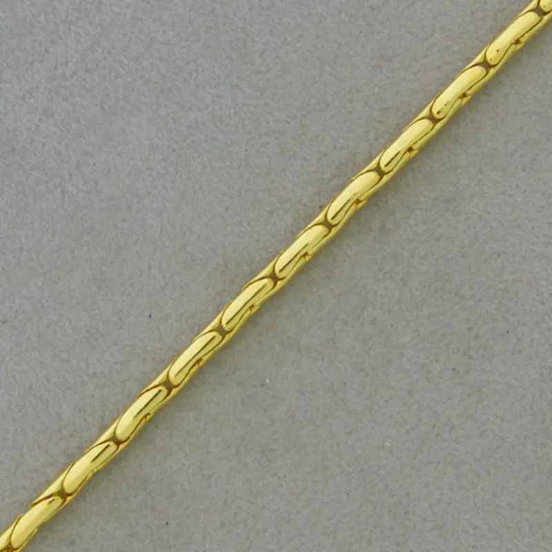 Cobra brass chain Ø 3,9mm