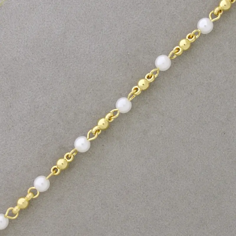 Chaîne en metal à  maille fantaisie largeur 5mm