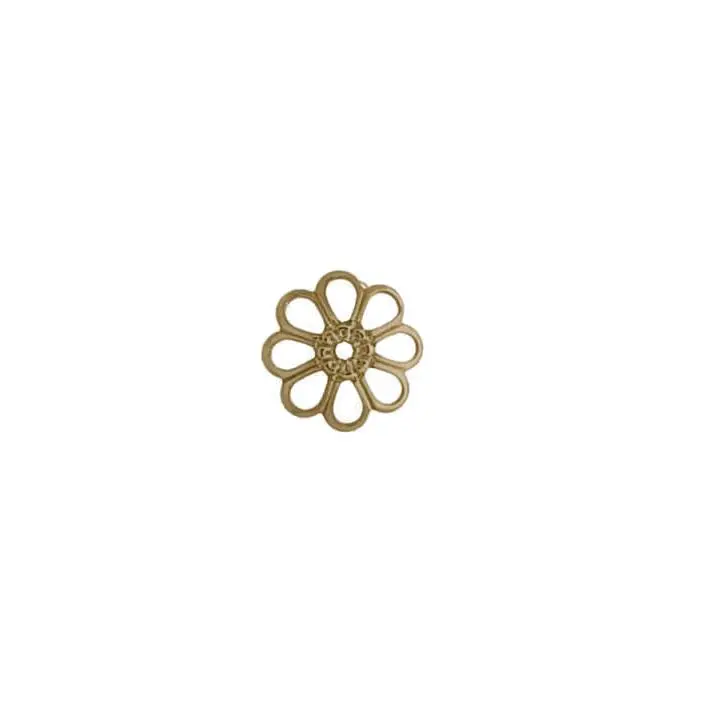 Coupelle filigranée Ø 9mm. Trou Ø 0,5mm