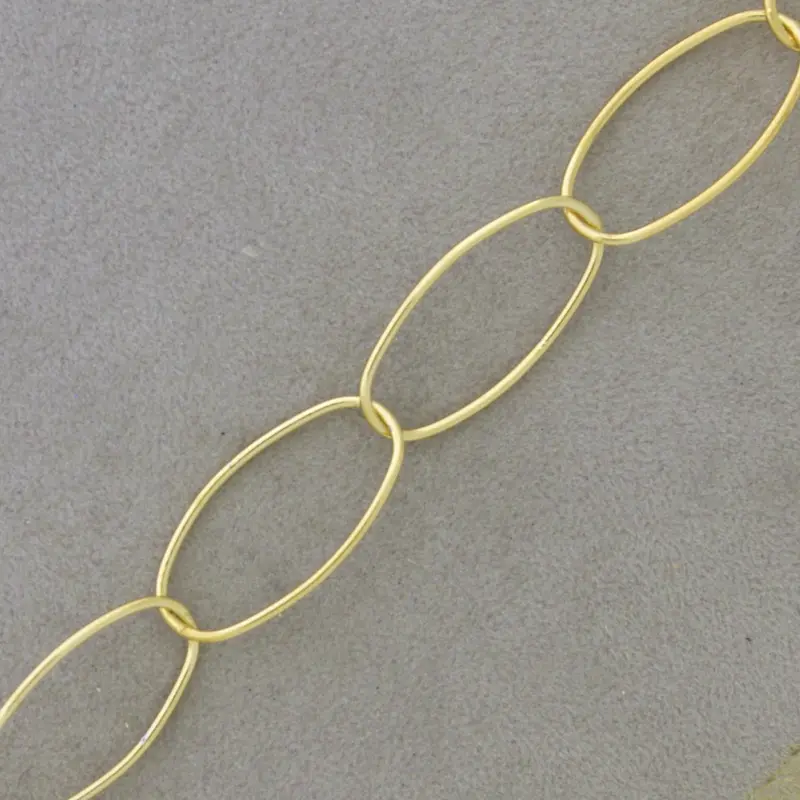 Anchor brass chain width 13mm