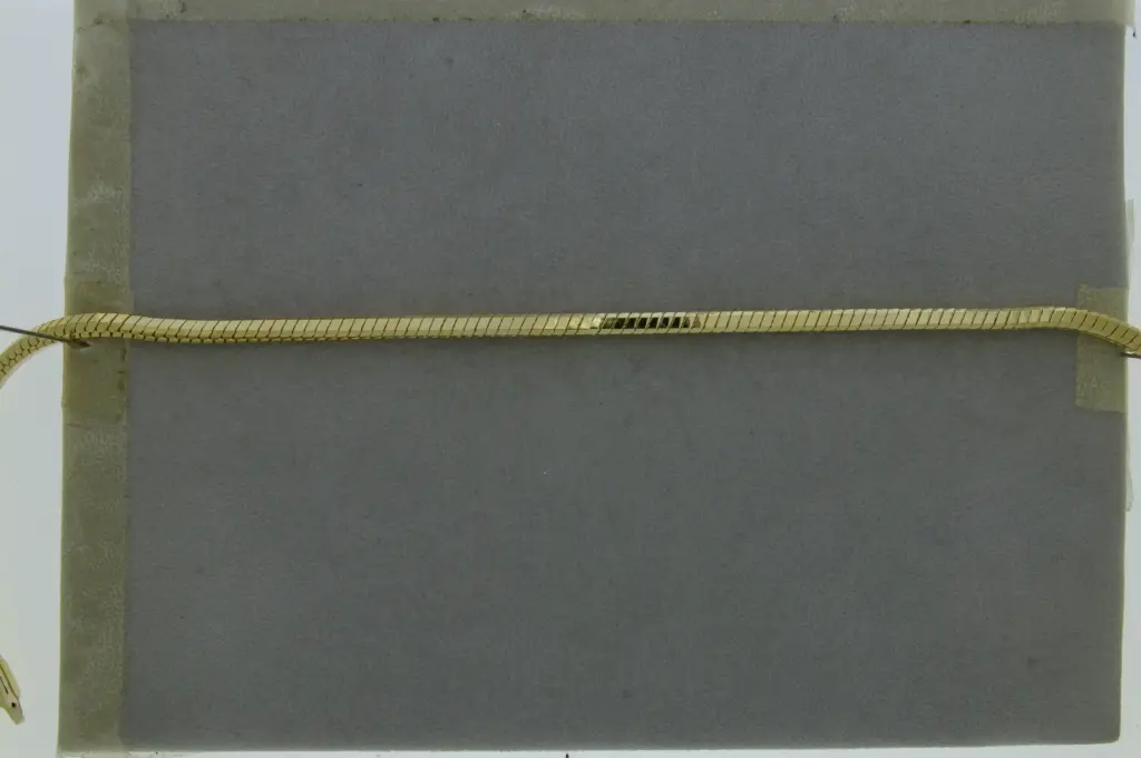 Cadena de latón serpiente ancho 3,2mm facetada 8 caras