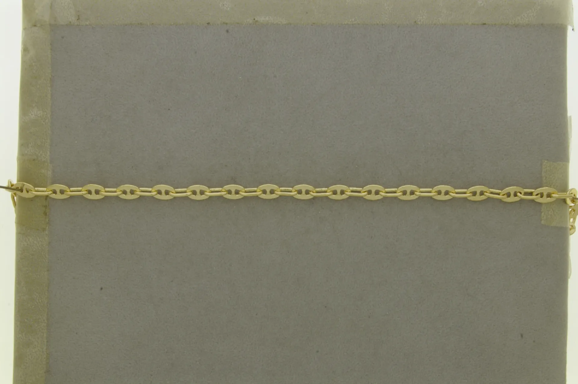 [523120500] Puffed mariner brass chain width 5mm