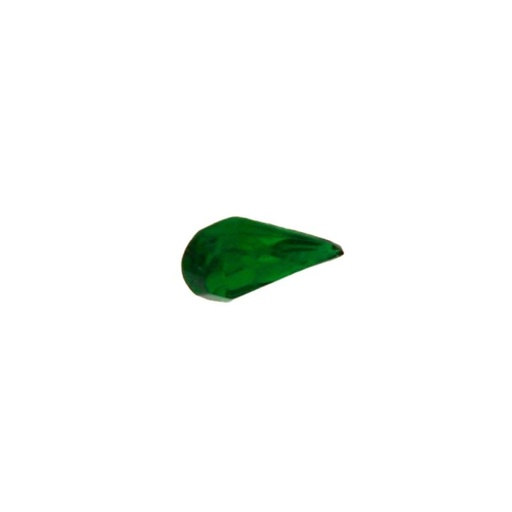 [750340900] Strass tear 6x10mm cone shaped esmerald colour