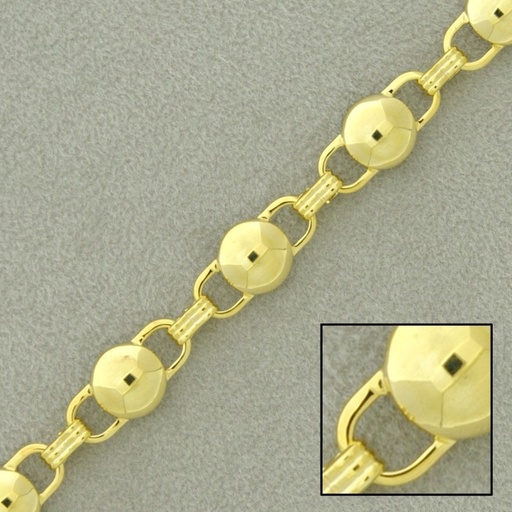 [524680000] Brass chain width 7mm
