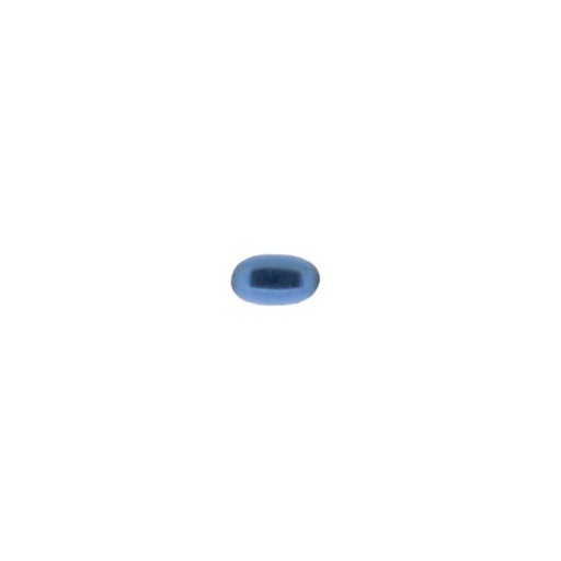 [750060300] Stone oval cabochon 3x5mm flat base sapphire colour