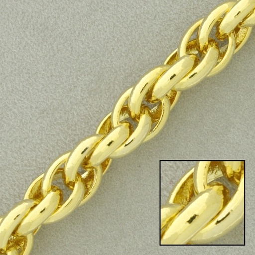 [526330000] Rope brass chain width 10mm